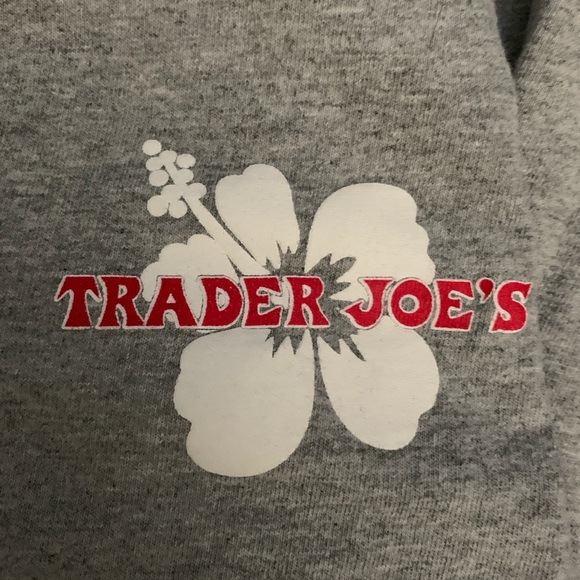 long sleeve gray trader joe’s shirt size small - Picture 2 of 4